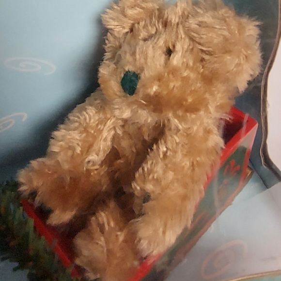 2001 Victorian Rose Collection Brass Key #13501 Poseable Porcelain Doll W/ Stand - Picture 7 of 11